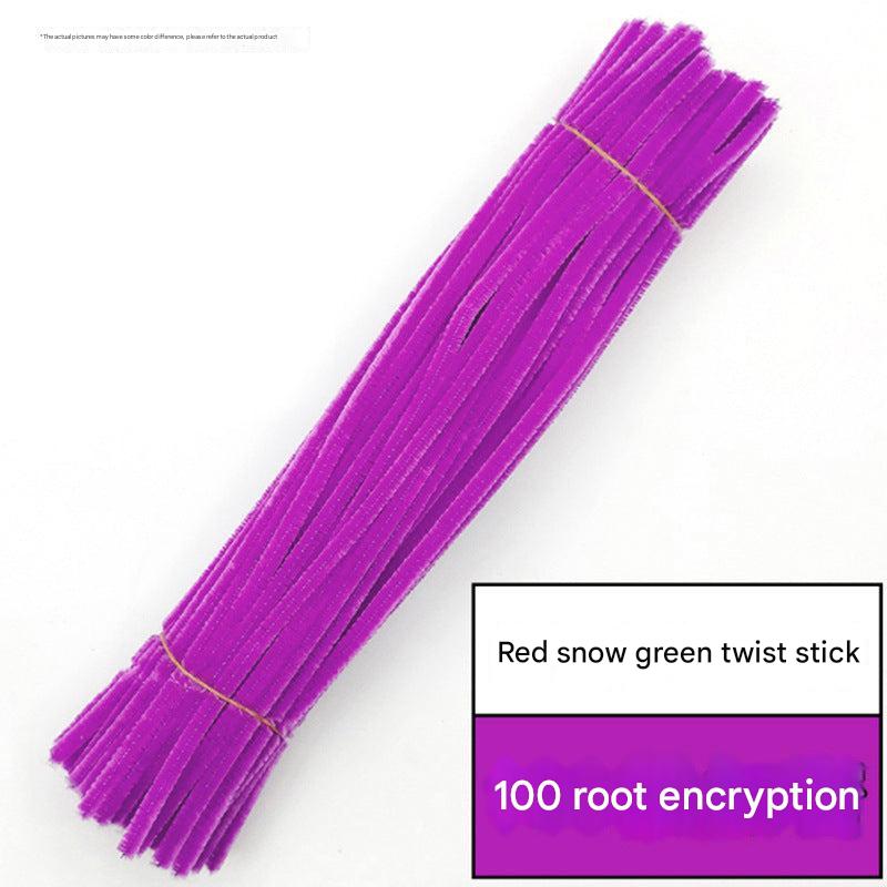 Colourful assortment of craft twist bars