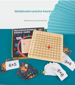 Group of kids playing multiplication game together