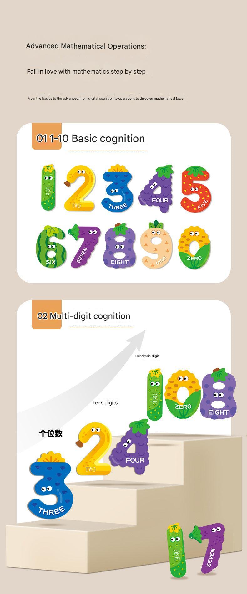 Kids learning while playing with puzzles