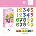 Different themes available in magnetic puzzle set