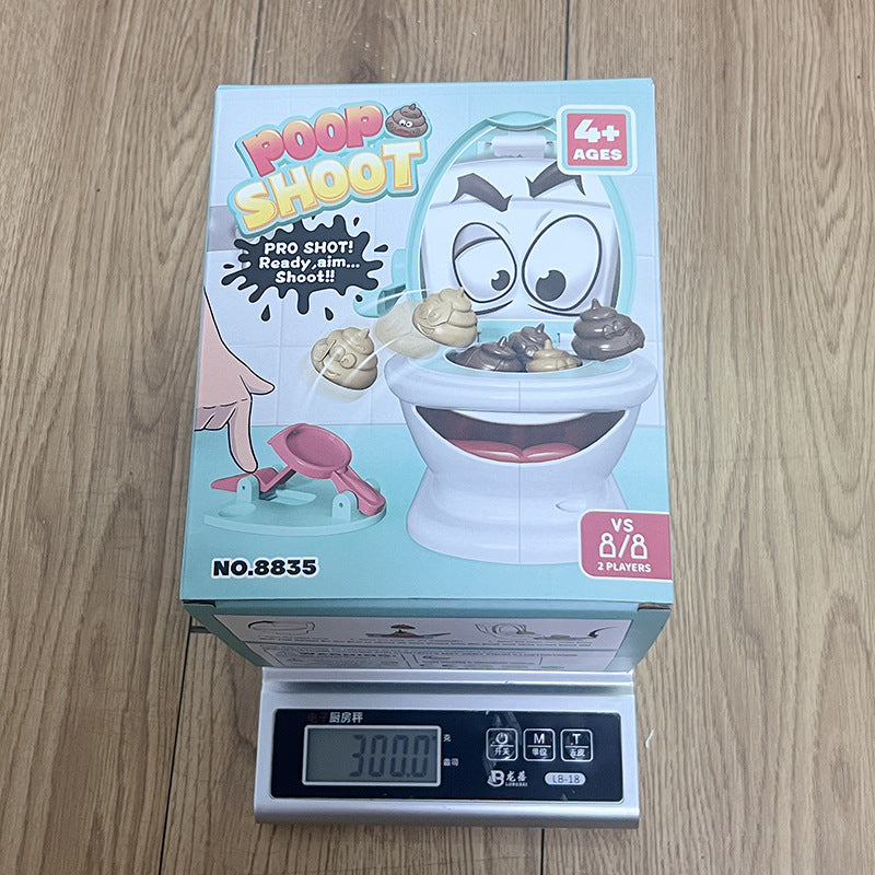 Components of the toilet bowl prank game