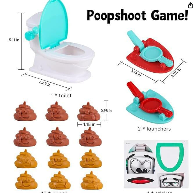 Family engagement in the novelty toilet bowl game