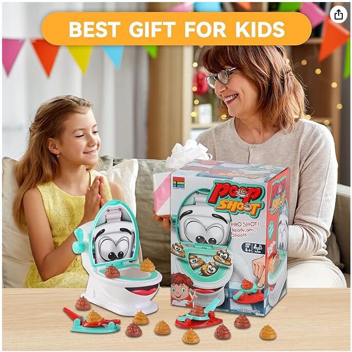 Family engagement in the novelty toilet bowl game