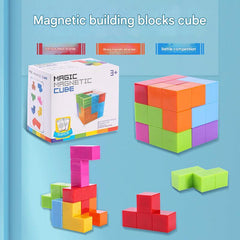Magnetic Cube Building Blocks Set image 10