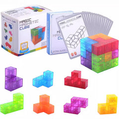 Magnetic Cube Building Blocks Set image 4