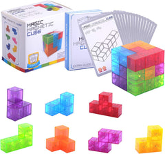 Magnetic Cube Building Blocks Set image 6