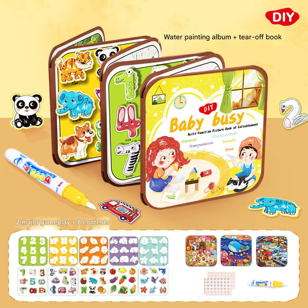 Reusable pages of the Magic Water Drawing Book