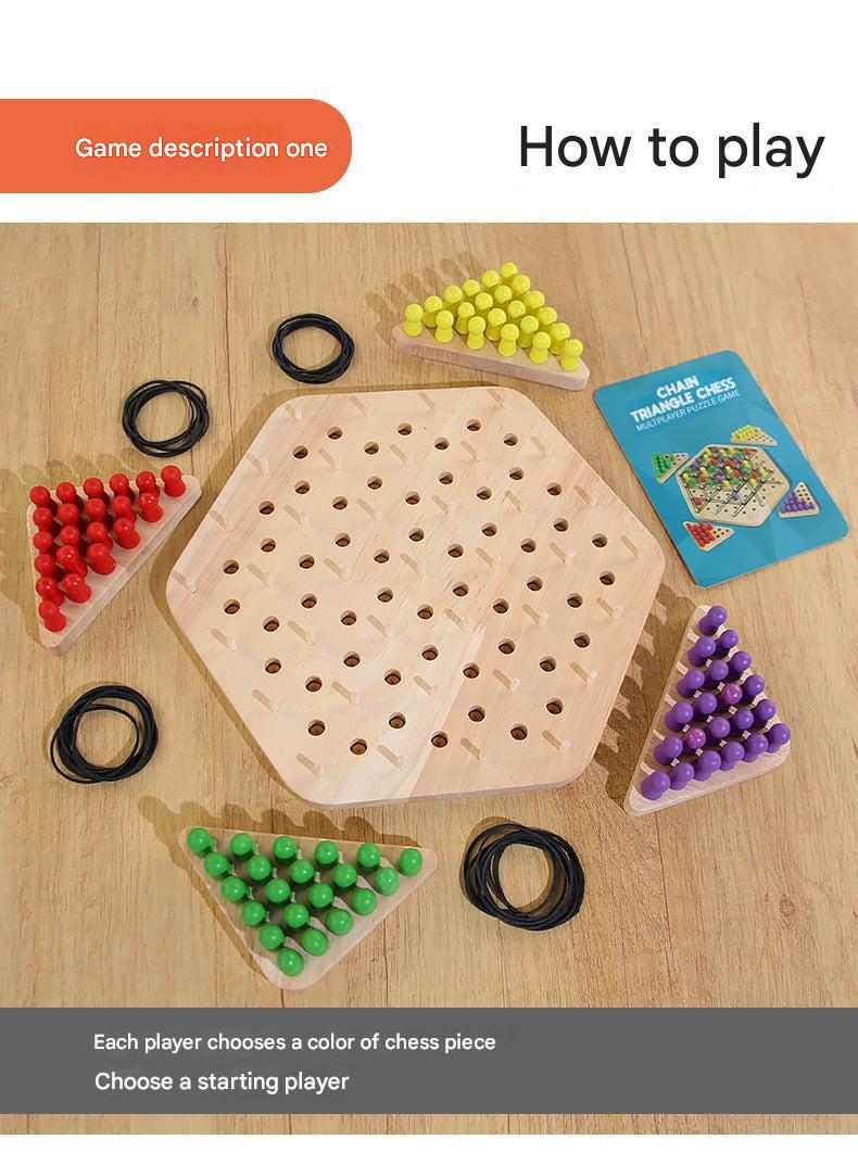 Cognitive development with Geometric Triangle Chess