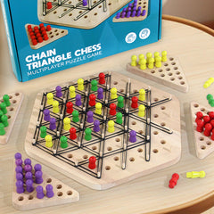 Colorful bands for the Geometric Triangle Chess Set