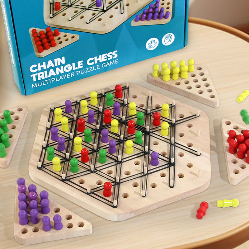 Colorful bands for the Geometric Triangle Chess Set