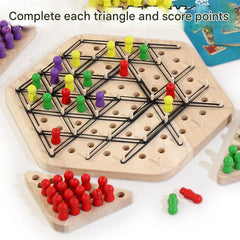 Close-up of interactive chess game board