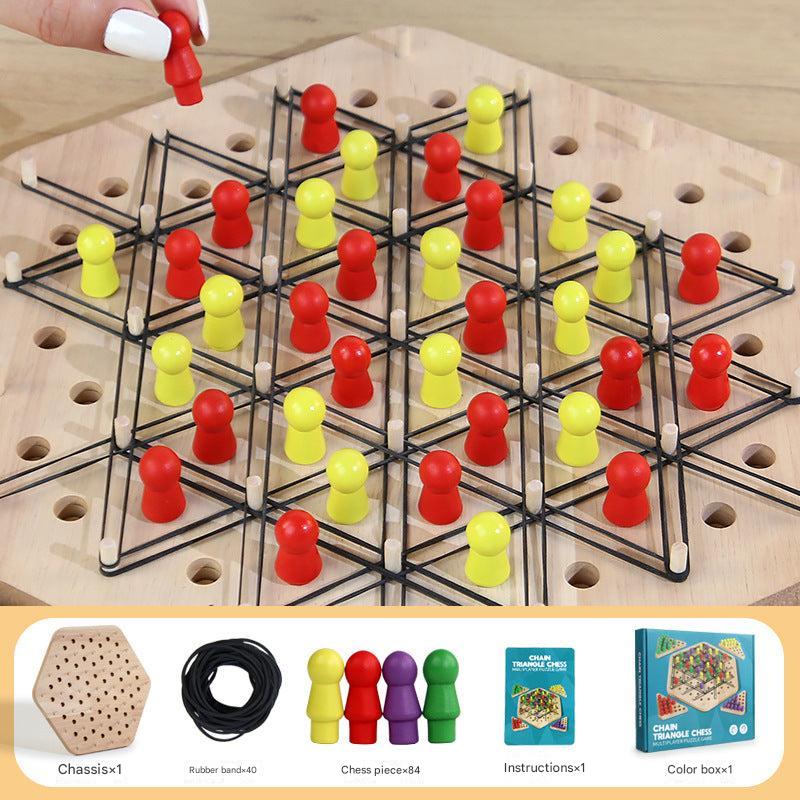 Cognitive development with Geometric Triangle Chess