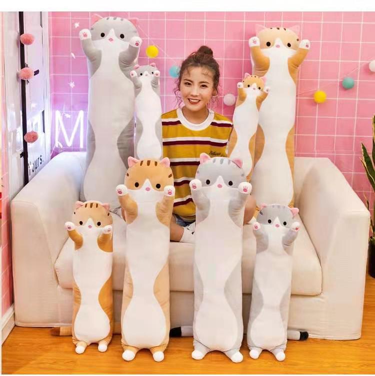 Charming long cat stuffed toy
