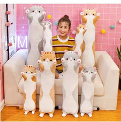 Charming long cat stuffed toy