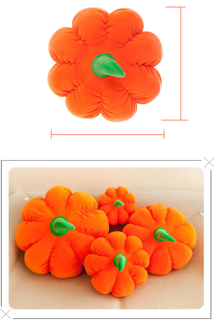 Large round pumpkin seat cushion