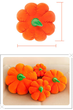 Large round pumpkin seat cushion