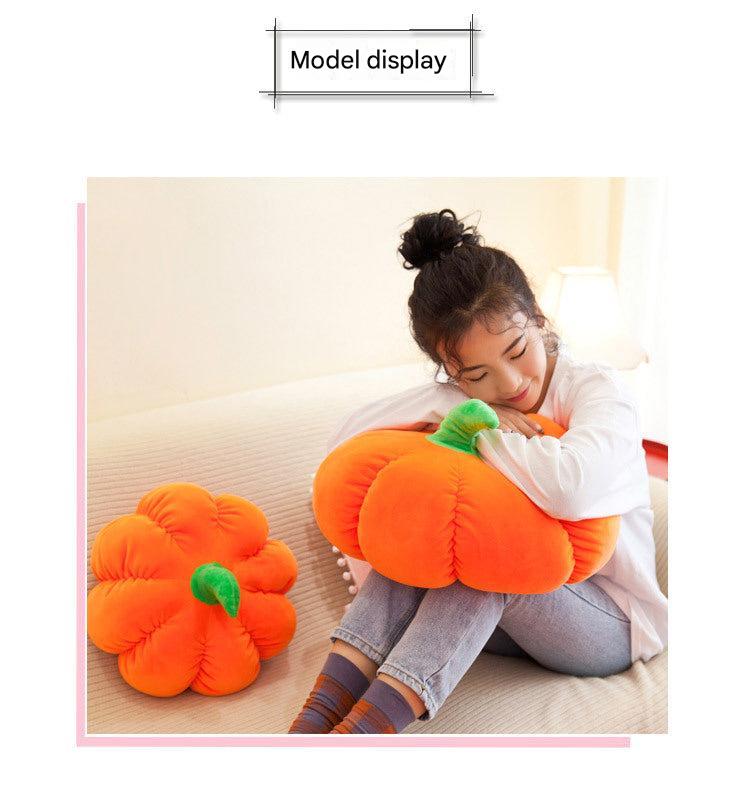 Cute pumpkin plush toy for decor