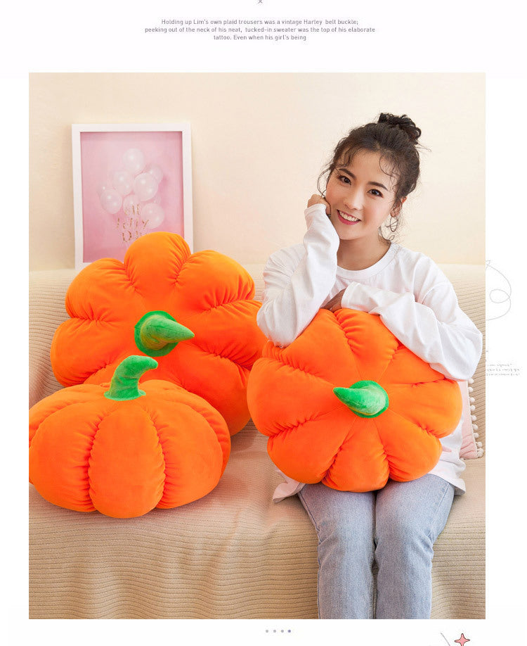 Pumpkin pillow with lovely design