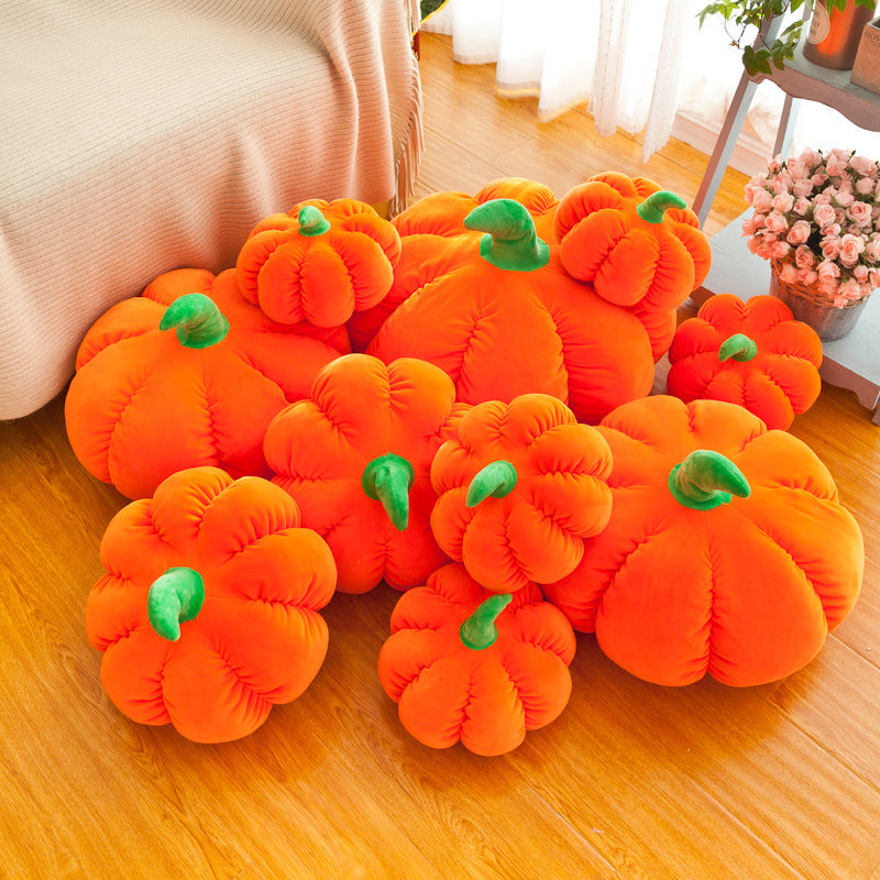 Large round pumpkin seat cushion