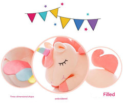 Angel Unicorn Plush Toy with pastel colours