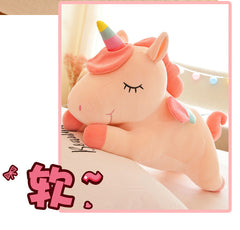 Different angles of Angel Unicorn Plush Toy