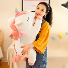 Close-up of Angel Unicorn Plush Toy showing detail
