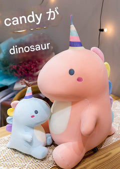 Child-safe dinosaur plush for ages 3+