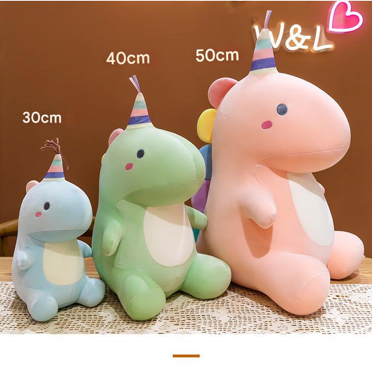 Soft stuffed dinosaur toy for children cuddling