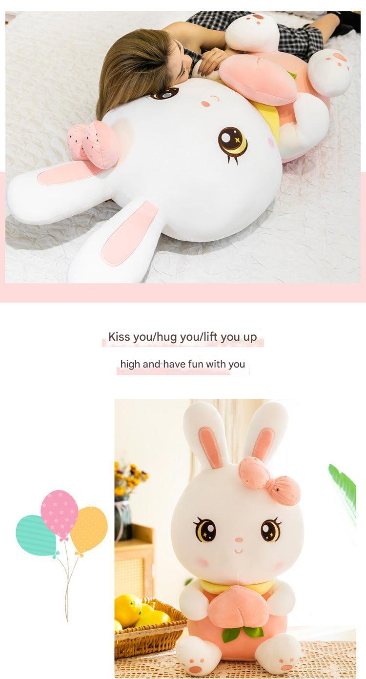 Peach Bunny Toy's features and close-up