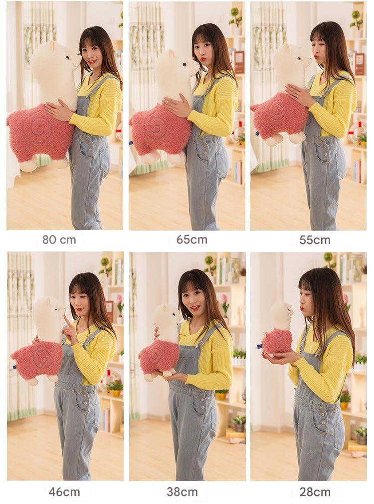 Alpaca doll in soft high-quality material