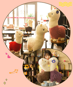 12 inch tall alpaca plush for kids