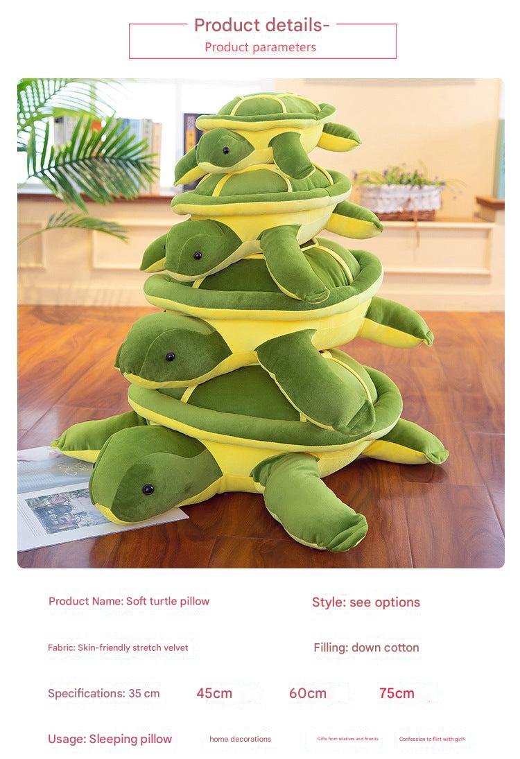 Soft plush sea turtle toy image 1