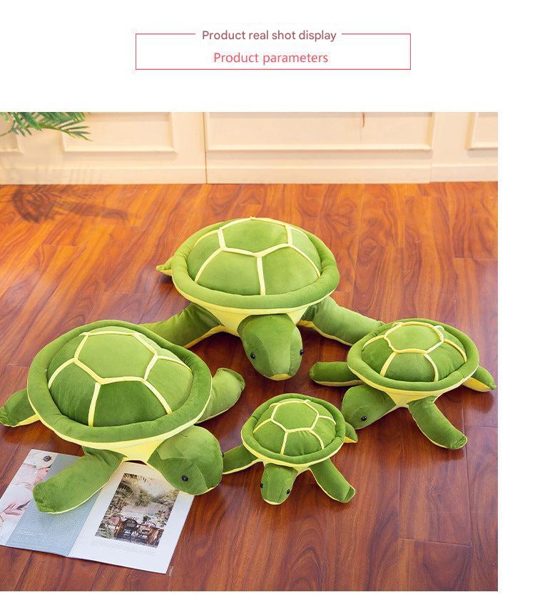 Cute stuffed turtle animal pillow image 2