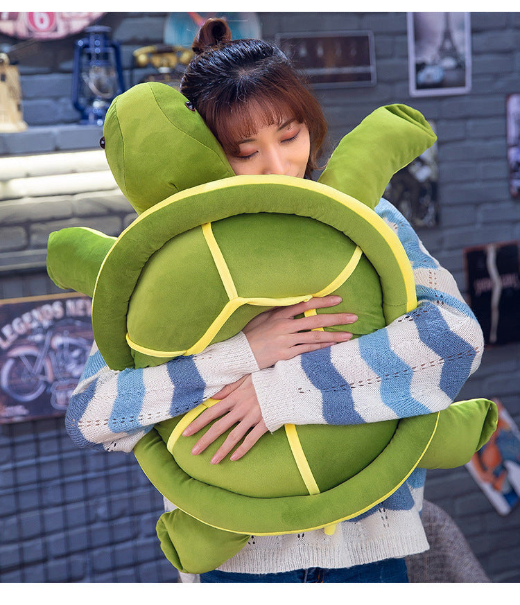 Adorable turtle plush close-up image 4