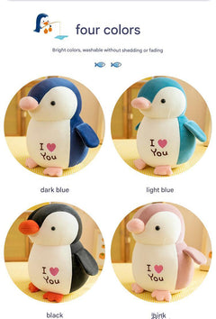 Cuddly Penguin Plush on a soft surface image 6