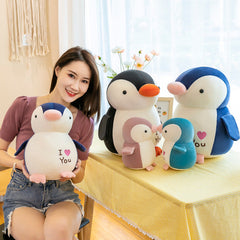 Close up of Cuddly Penguin Plush Toy image 2