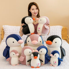 Heart-shaped accent of Cuddly Penguin Plush image 4
