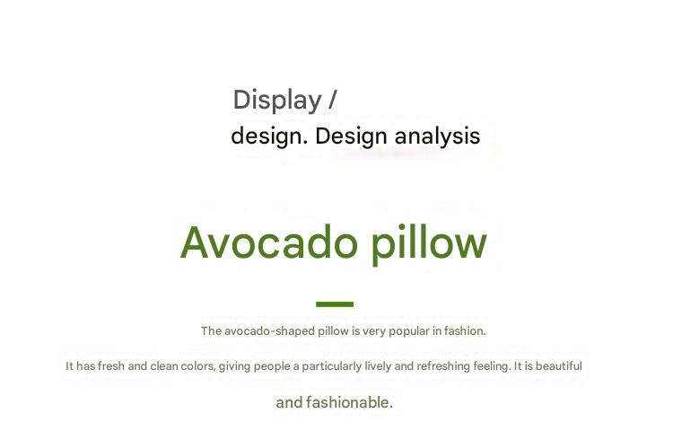 Avocado Plush Doll in a playful setting