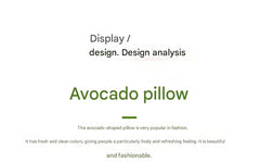 Avocado Plush Doll in a playful setting