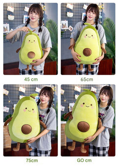 Avocado Plush Doll in a playful setting
