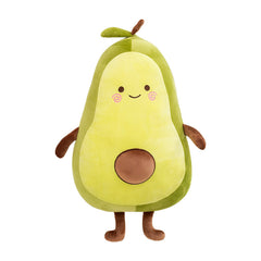 Avocado plush doll with vibrant colours