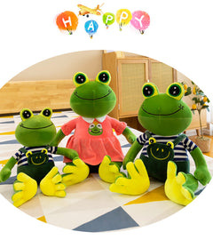 Gift idea featuring cute frog plush toy