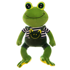 Frog plush toy with high-quality soft fabric