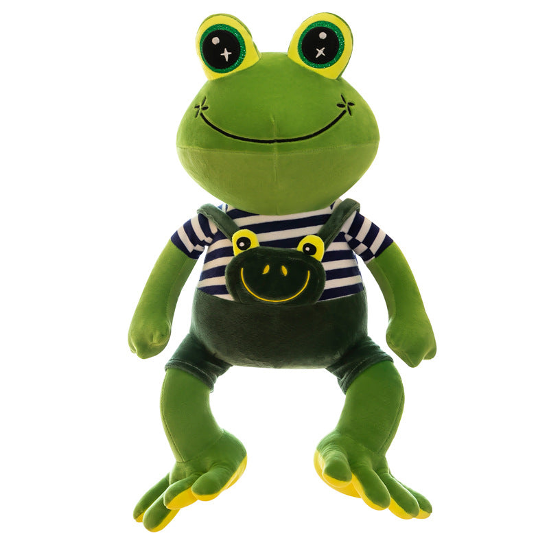 Frog plush toy with high-quality soft fabric