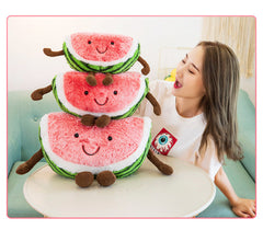 Cute Cherry Watermelon Plush Toy in vibrant colours
