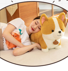 Image of an adorable Corgi plush toy with heart-shaped butt