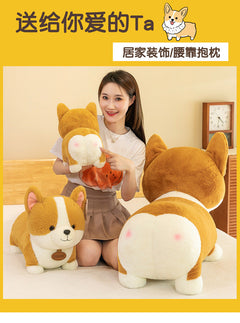 Cuddly Corgi pillow for comfortable moments