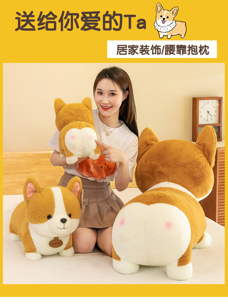 Cuddly Corgi pillow for comfortable moments