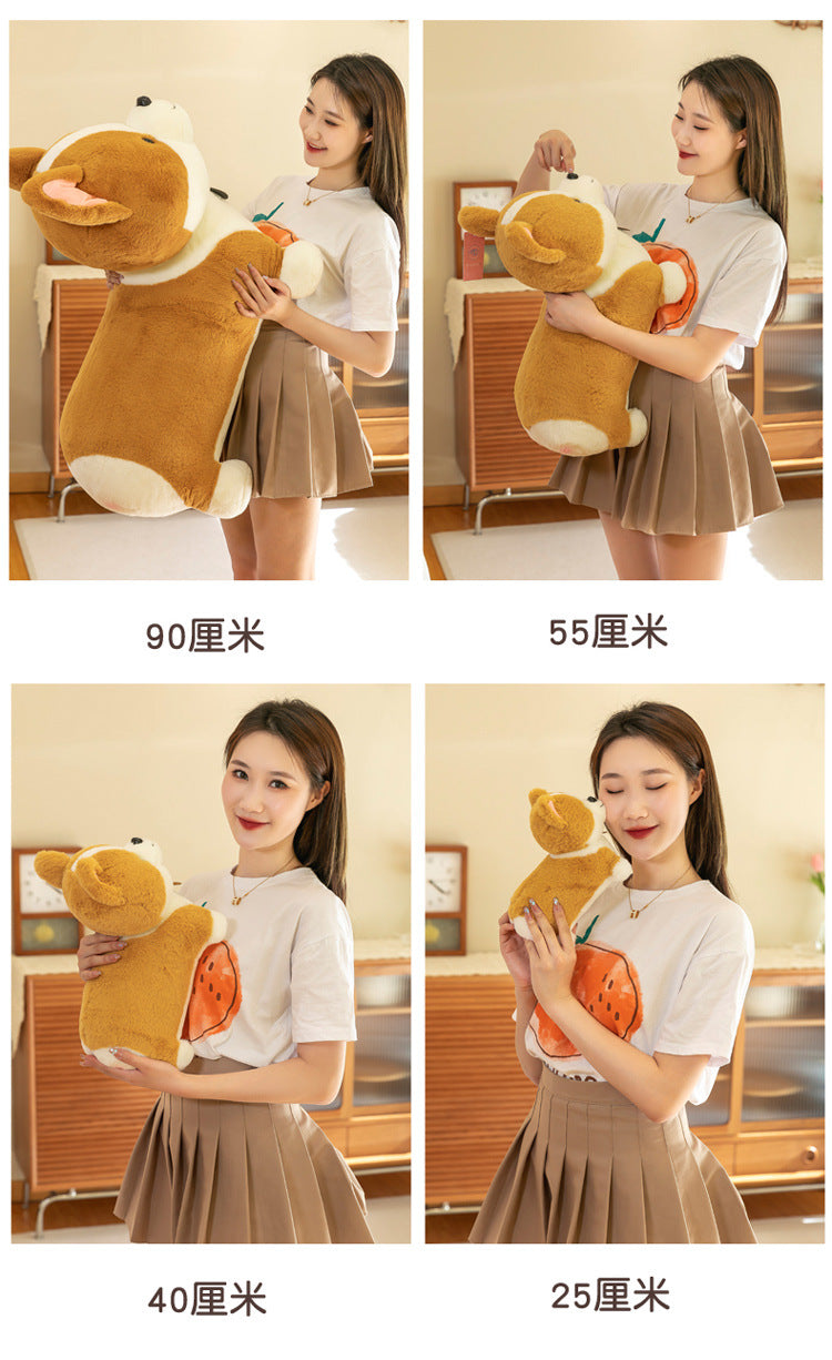 Image of an adorable Corgi plush toy with heart-shaped butt