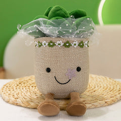 Faux plant and plush toy concept for children's room